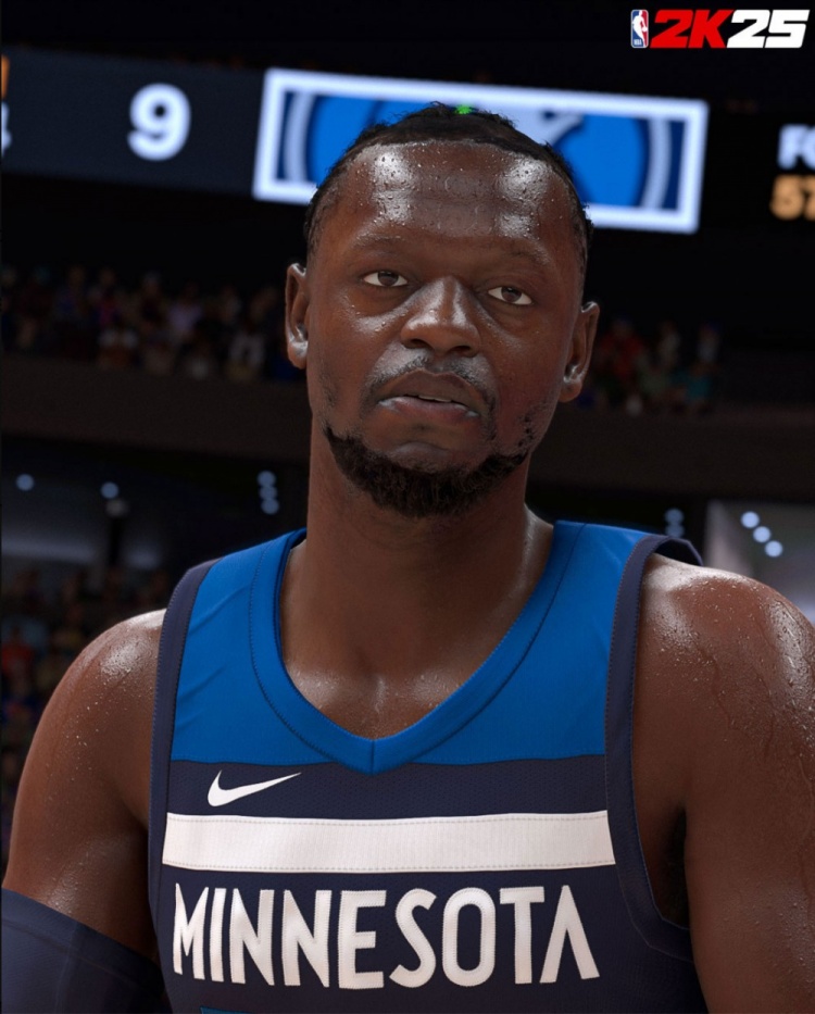 像不像？？NBA2K25上线尼克斯唐斯和森林狼兰德尔